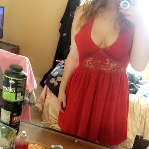Red dress!